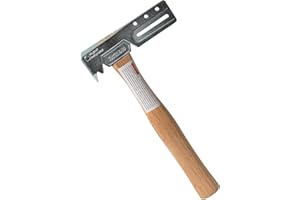 KATHLENO Magnetic Roofing Hatchet with Nail Claw & Sliding Gauge – Durable Roofing Hammer Tool for Repairs and Installation