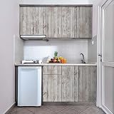 CiCiwind Wood Plank Wallpaper 44x300cm Peel Stick Wood Effect Vinyl Rustic Self view 8