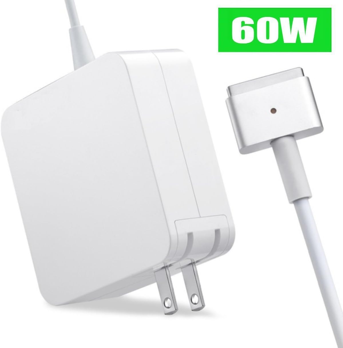 NEWBEING Compatible with Macbook Pro Charger Replacement for Macbook pro, Macbook Air, if applicable Macbook Pro Macbook Air After 2012 (60W-T-Tip)