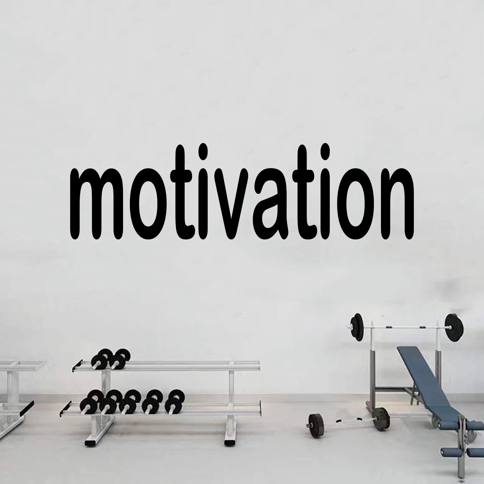 Wall Stickers, Wall Art Stickers, (Easy to Install), for Bedroom Gym, Wall Decor Decals Inspirational Quotes Motivational Positive Sports Home Vinyl Art Family Decor Words Sign, Motivation 35"X9.8"