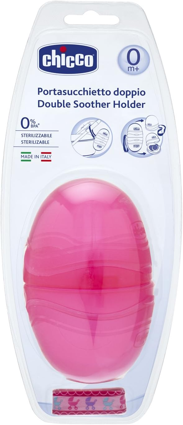 Chicco 2 Dummy Box (Pink), 1 Stück (1er Pack) - Image 3