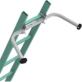 Ladder Stabilizer,Heavy Duty Aluminum Extended Ladder Accessory for Roof Gutter Guard Cleaning Tools,Ladder Stand-Off Wing Span/Wall Ladder Hooks with Non-Slip Rubber Bottom pad.(Patent)
