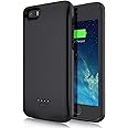 Battery Case for iPhone SE 5S 5,JUBOTY Slim 4000mAh External Charging Case for iPhone 5 5S SE Portable Rechargeable Battery P
