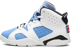 Jordan Air 6 Retro University Blue White Pre School DV3605-410