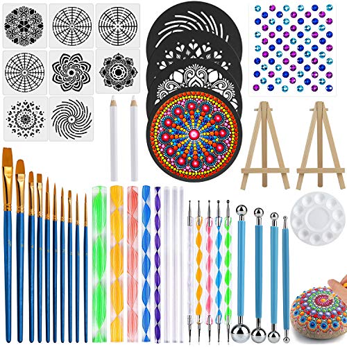 Apsung 45 PCS Mandala Dotting Tools Set, Professional Stencil