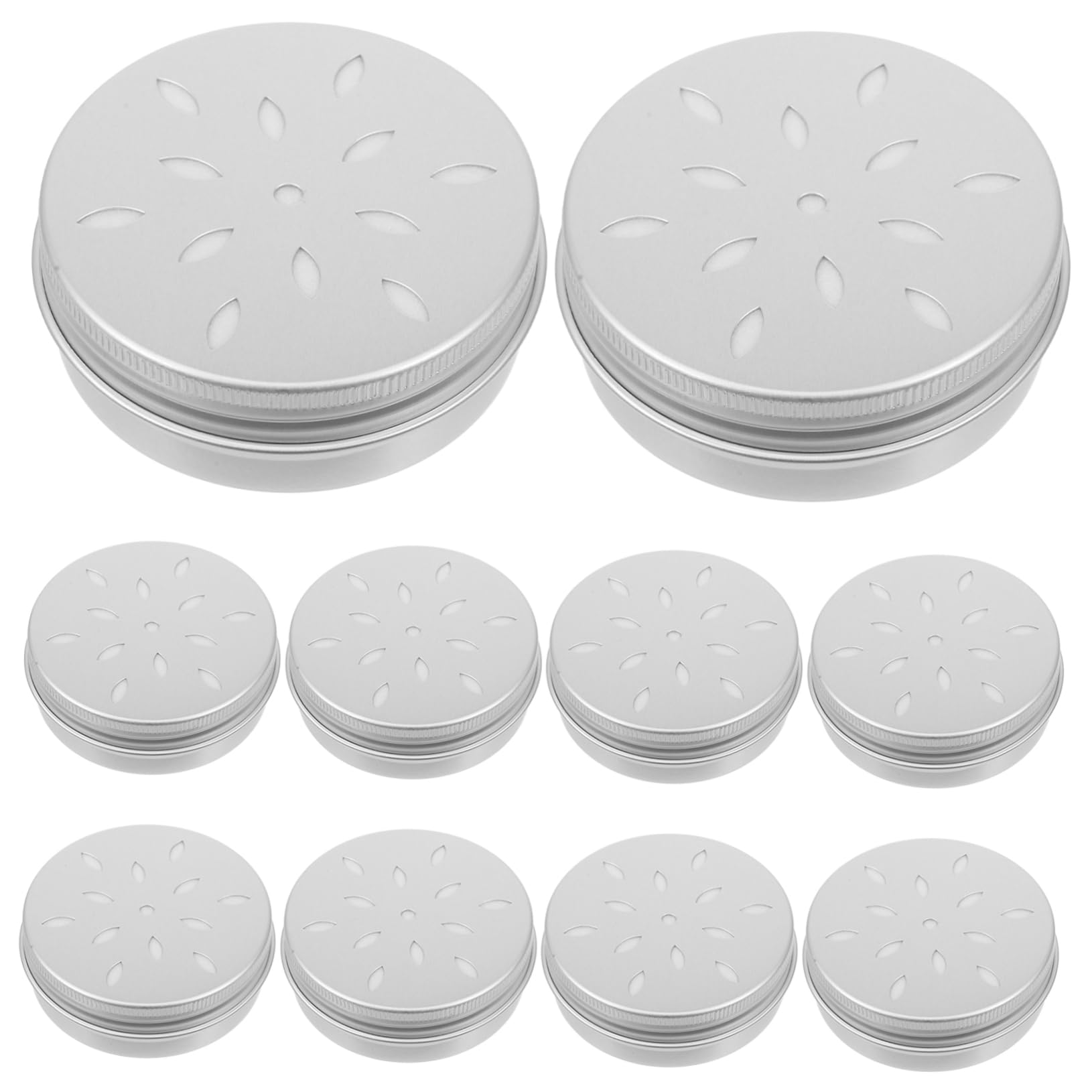 BESPORTBLE 10pcs Dog Scent Training Boxes Aluminum Containers for Smell Training for Sniffing Exercises and Odor Detection for Dogs