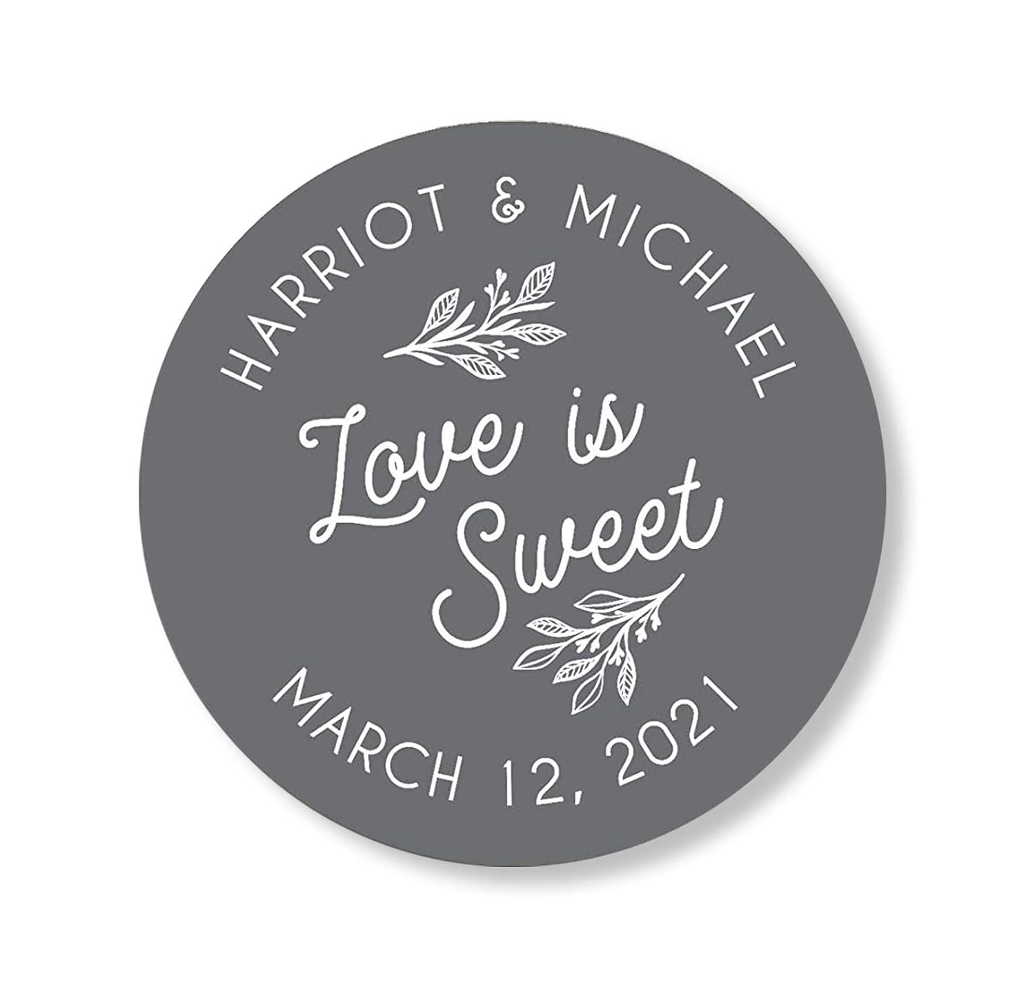 Love is sweet stickers, Love is sweet labels, Party Favor Stickers, Honey wedding
