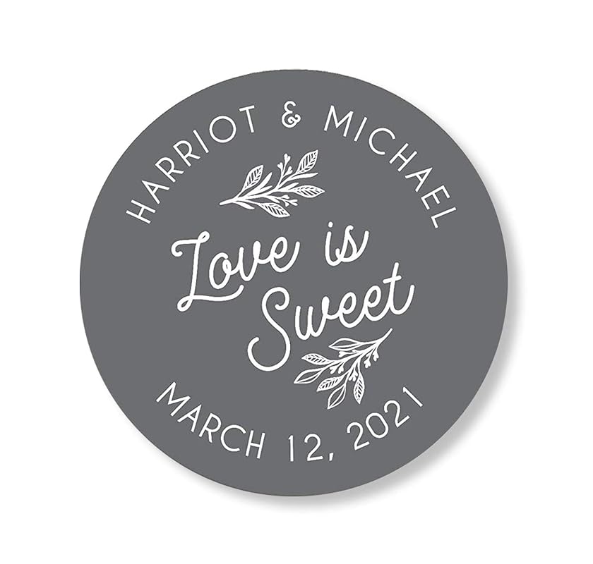 Love is sweet stickers, Love is sweet labels, Party Favor