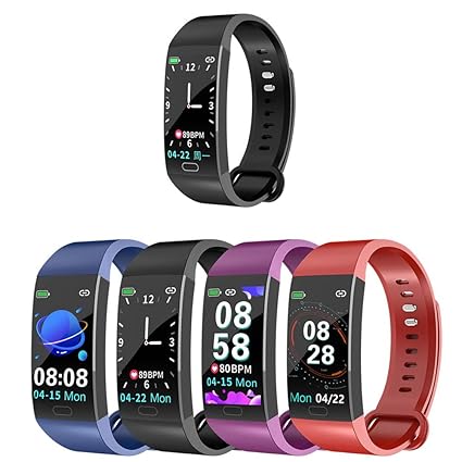 smart watch blood pressure heart rate monitor bracelet wristband for ios android