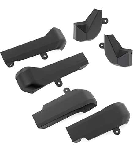 Lot de 4 emblèmes AT4 HD Sierra Lettres 3D pour porte latérale arrière arrière 85002068 Remplacement pour Sierra 1500 2500HD 3500HD Canyon (noir mat