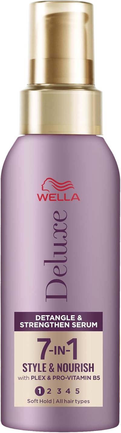 Wella Deluxe Detangle & Strengthen Serum 100ml - Anti-Frizz, Hydrating