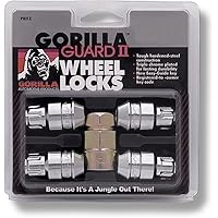 Gorilla X2 Wheel Locks, 12mm X 1.50 Thread, Bulge Acorn, Chrome - Foto 3