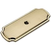 khtumeware 10 Pack Backplate for Cabinet Knobs Champagne Bronze Cabinet Hardware Knob Backplate/Back Plate