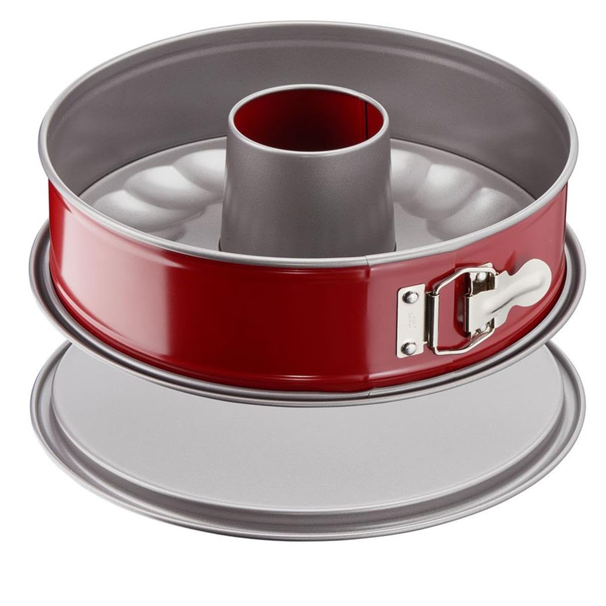 Tefal J1642014 Springform Savarin Mould, Steel, Red, 19 cm, 10 x 21 x 21 cm