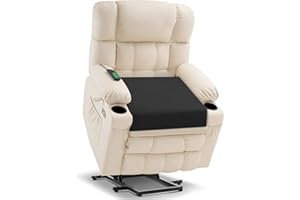 HAVARGO Extra Large Recliner Chair Cushion 20 x 20 x 5 Inches Thick Memory Foam Seat Cushion for Elderly Seat Riser with Non-