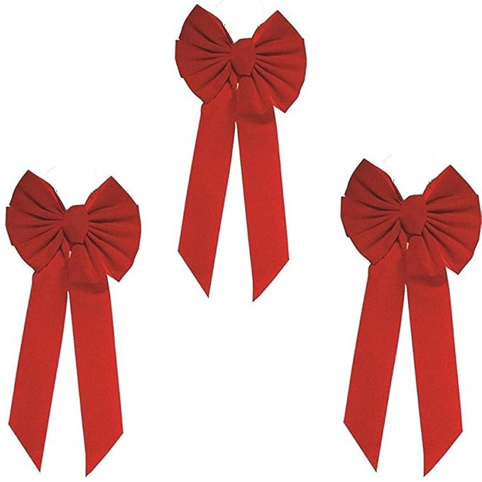 Rocky Mountain Goods Red Bow Christmas Wreath Bow Great