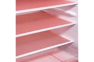 4pcs Refrigerator Liners Mats, Washable, Waterproof & Oilproof, Perfect for Shelves, Freezer, Cupboard, Cabinet & Drawer, Kit