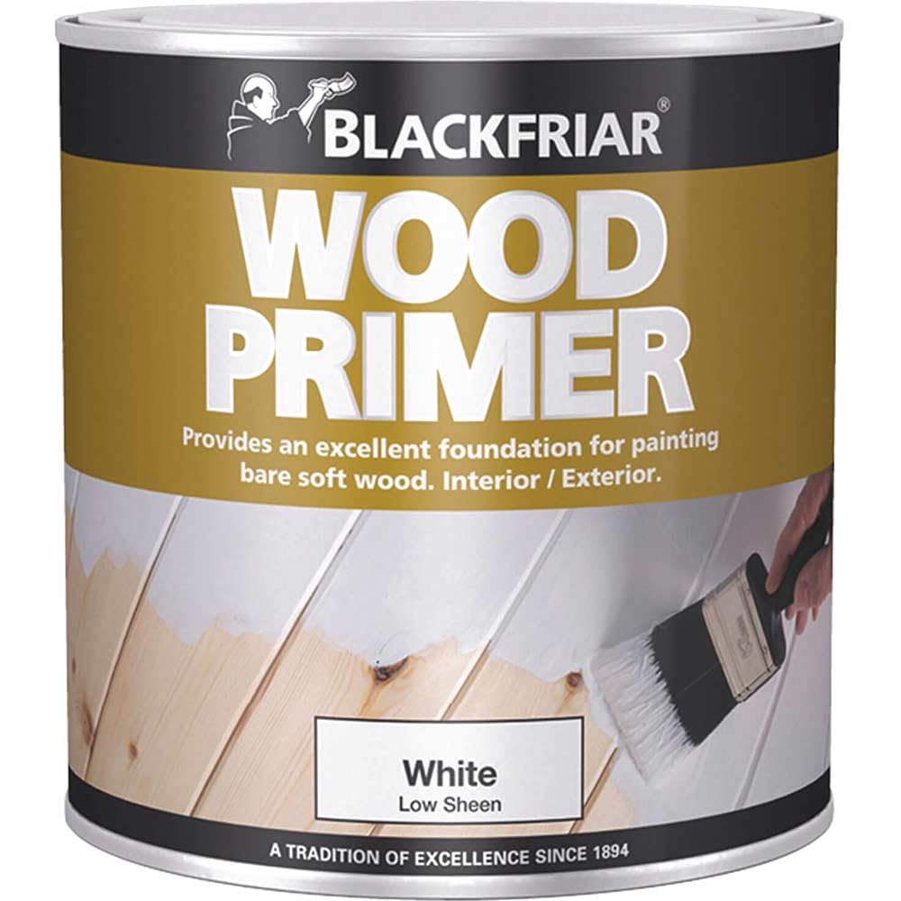 Blackfriar BKFWPW500 Wood Primer, 500 ml, White