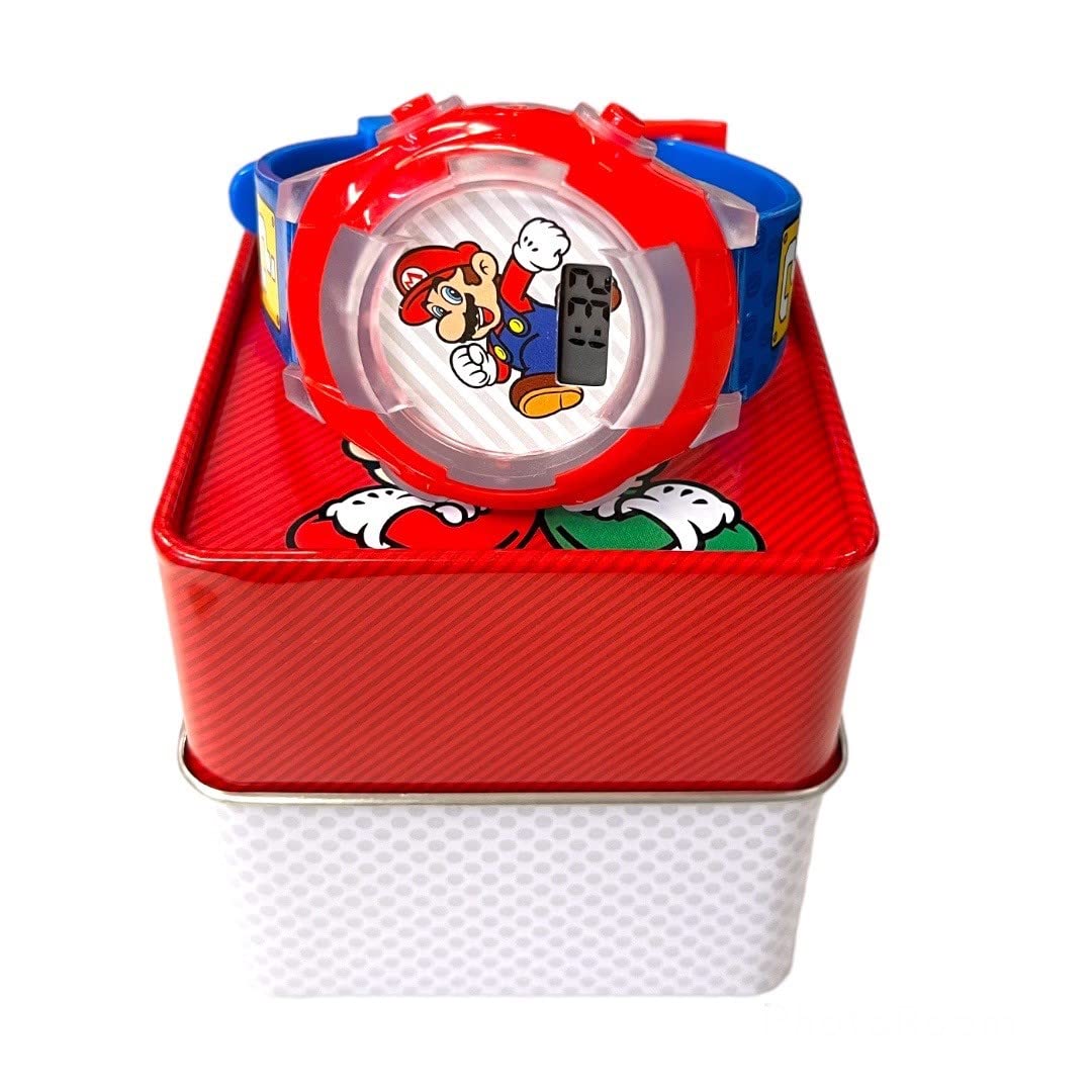 Accutime Super Mario Light-Up Digital Watch: Time for Adventures! (Ages 3+)