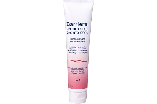 Barriere Silicone Cream for Chapped Skin, Skin Irritants, and Diaper Rash, Non-Greasy, Easy To Apply Skin Cream, 100 gram