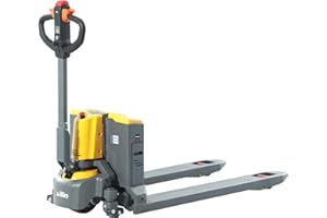 Xilin Full Electric Pallet Jack 3300 Lb. Capacity Lithium Battery Walkie Pallet Truck 48"x27" Forks Motorized Lift with Multi-Function Handle, Upright Walking and Turtle Speed Function