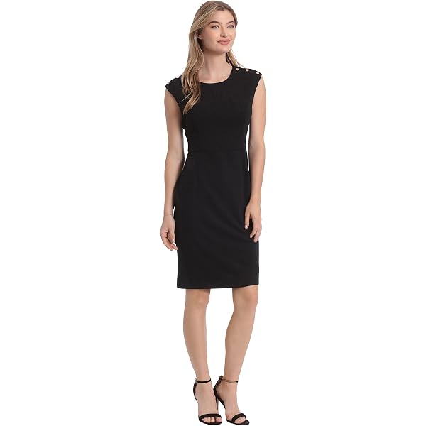 Amazon.com: Dress the Population Women's Gloria High Neck Crepe Midi Dress,  Black, XX-Small : Clothing, Shoes & Jewelry