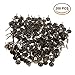 200 Pcs Bronze Upholstery Tacks Decorative Furniture Nails Pins DIY Push Pins Vintage Flower-Pattern Head Nail