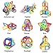 Magnetic Building Blocks, KAMOTA Clear Color 51 Piece Magnet Tiles Set Toy - STEM learning - Educational Construction Engineering, Staking Building Play for Kids - Best Creative DIY Toy Gift