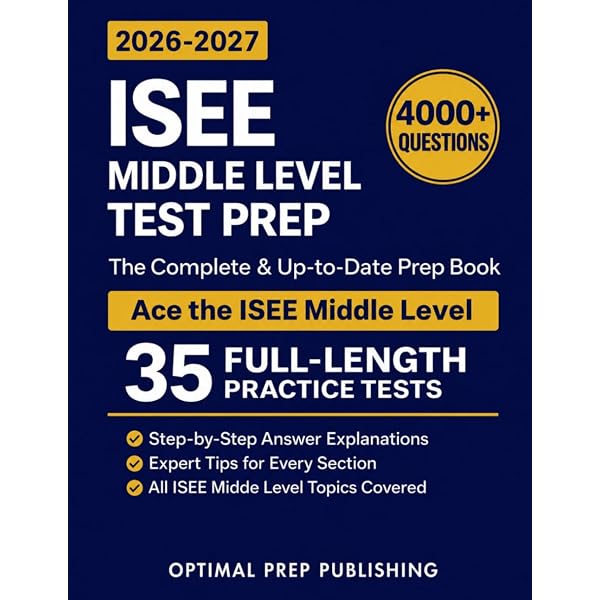 SSAT and ISEE Middle Level Prep Book: Study Guide and Practice