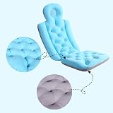Qianderer Blue Long Full Body Bath Pillow for Tub Neck Back Support 93cm view 6