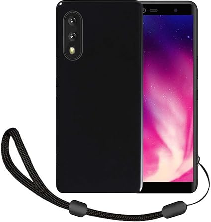 Amazon Rakuten Hand ケース Zxzone 楽天モバイル Rakuten Hand ソフトカバー ストラップホール 耐衝撃 薄型 軽量 落下防止 安心保護 黒 Tpu 全面保護カバー ブラック Zxzone ケース カバー