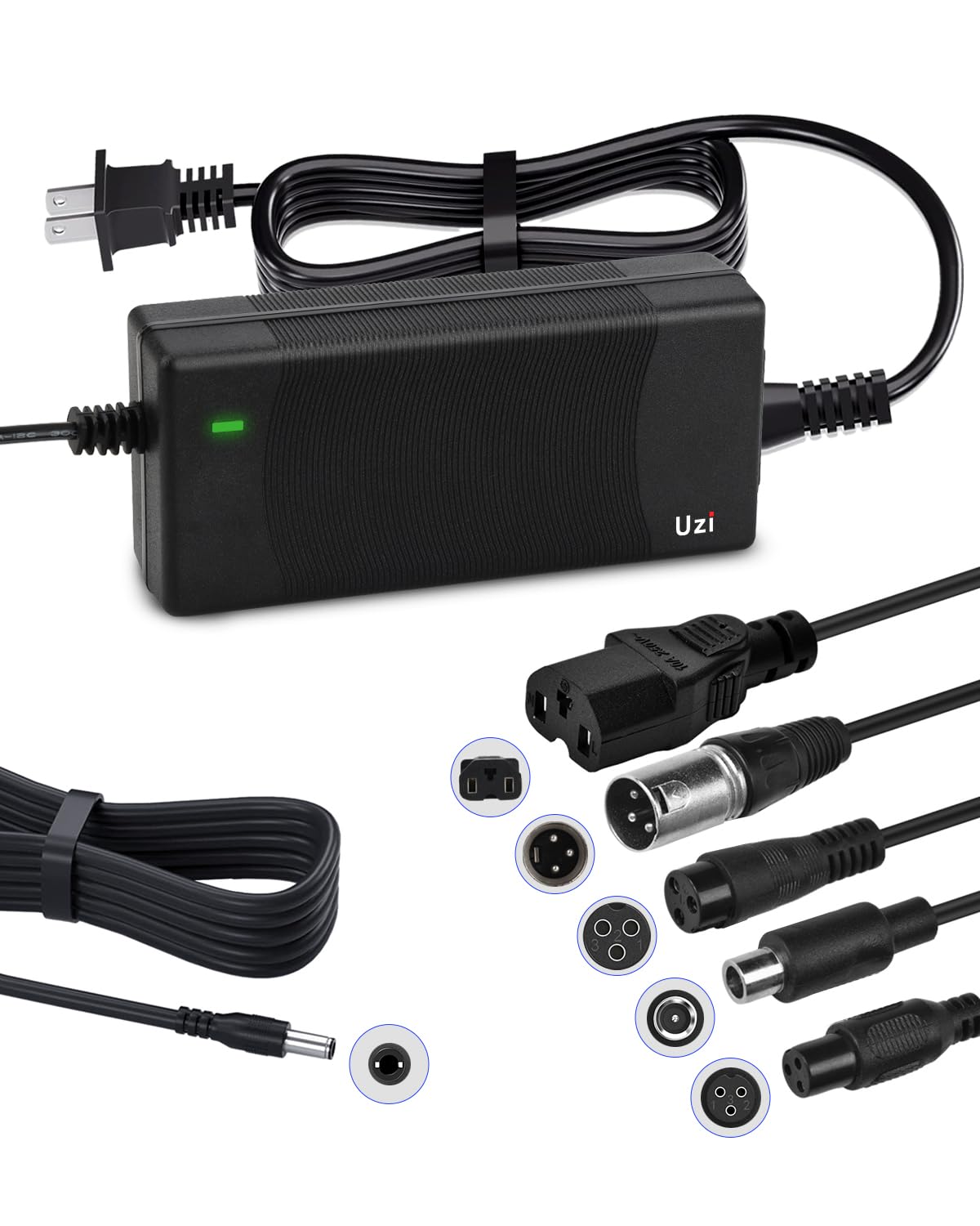 Photo 1 of Uzi 42V2A Fast Charger (6 Plugs Universal) for 36V Electric Bike/Scooter Lithium Battery,H5,Vsett8,XP, Eb7 Ebike,V2,KS4, S2/S2R,MAX,GXL,etc?Not Suitable for Lead-Acid Batteries?