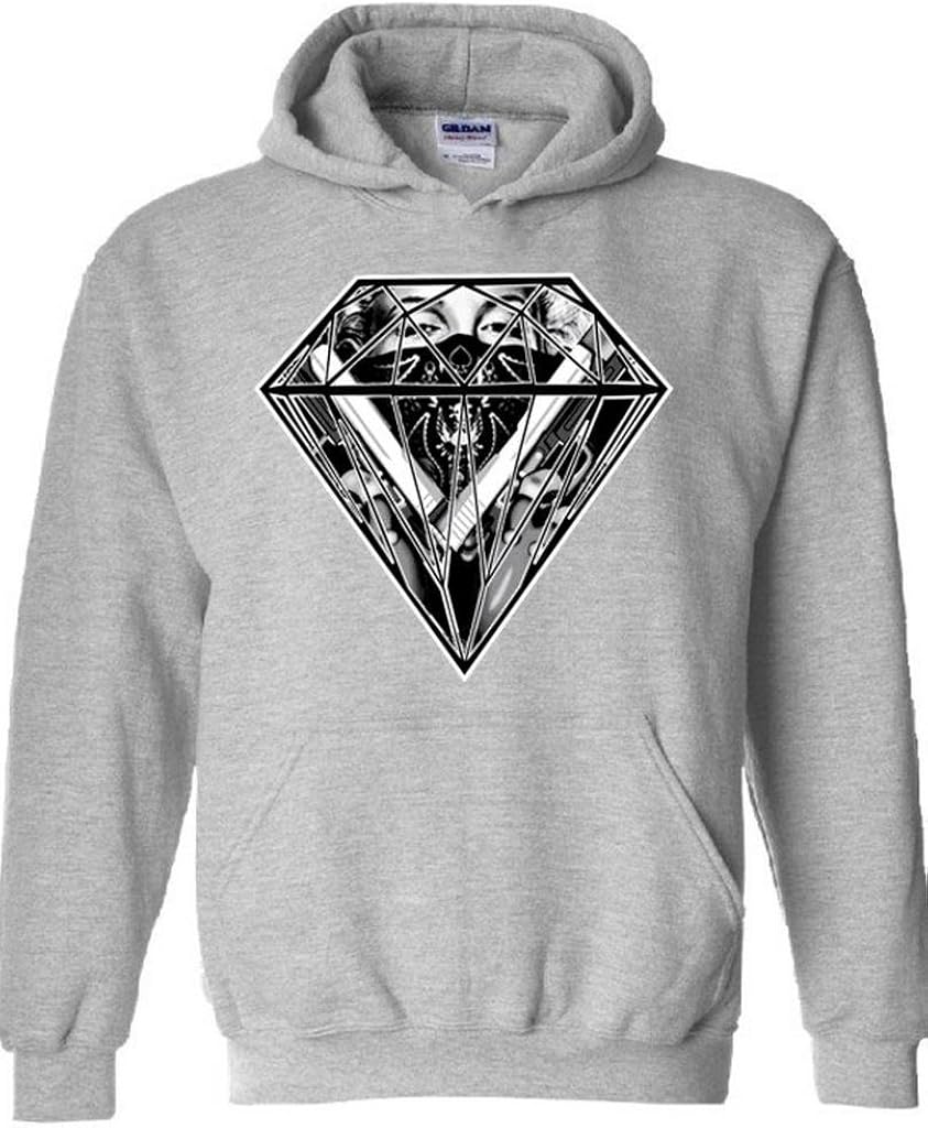icustomworld Diamond Marilyn Monroe Hoodie Bandana Guns