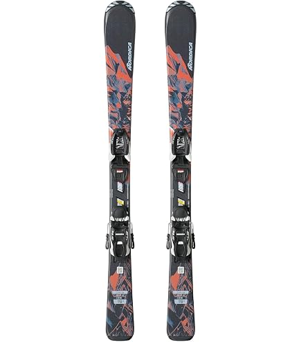 Amazon.com : Nordica Team AM Kids All Mountain Skis, Black / Red
