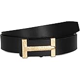 EXTREE Vintage Luxe Women's Belt, Gold Buckle Design, Ideal for Dresses, Jeans Gift Accessory.
