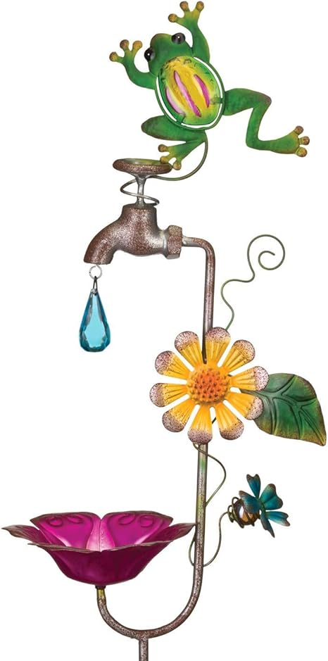 Amazon Com Regal Art Gift 12150 Faucet Bird Feeder Frog Garden