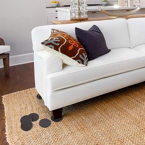 Yelanon Furniture Sliders, 20pcs-3 1/2” Felt Furniture Sliders for