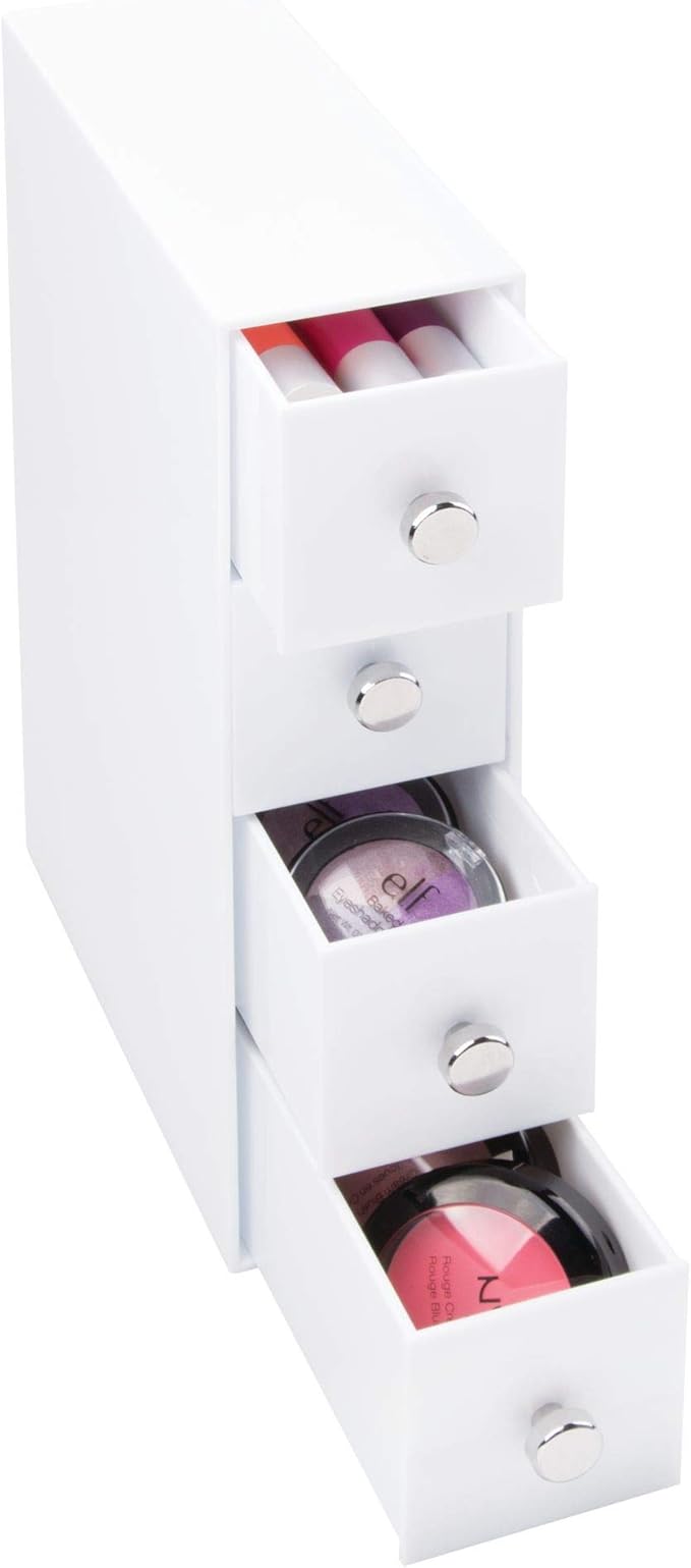 iDesign Drawers Schubladen Organizer | drehbare Badezimmerablage mit 4