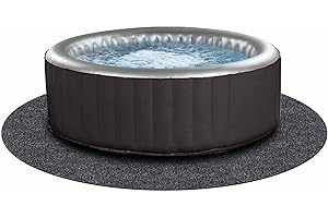 FUZEWANLI 78 in Dia Round Hot tub mat for Inflatable tub,Under Pool Padding,Under Pool mat,Pool mats for Floor,hot tub pad,Pool Floor mat,Inflatable hot tub mat,hot tub mat Outdoor.