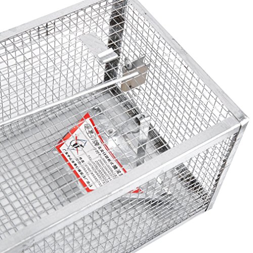 One Door Animal Trap,One Door Animal Trap Sturdy Steel Cage for Small Rodent Humane Cage Control Catch Bait for Rat Squirrel - Thumbnail 5
