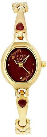 Raga Analog Red Dial Women's Watch-NK2387YM07