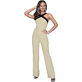 KOH KOH Women’s Long Pantsuit Fitted V-Neck Classy Jumpsuit Romper Sexy Outfit