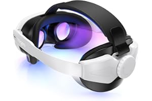 YOGES Head Strap Compatible with Meta Quest 3S & Quest 3, Comfort Head Strap for Elite Strap Replacement for Quest 3 Accessories Adjustable Lightweight VR Headset Strap