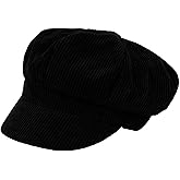 Danse Jupe Women Stripes Corduroy Newsboy Hat Visor Beret Artist Painter Hat
