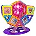 MAGFORMERS Shimmer and Shine Carnival 64 Pieces Set, Pink and Purple Colors, Educational Magnetic Geometric Shapes Tiles Building STEM Toy Set Ages 3+