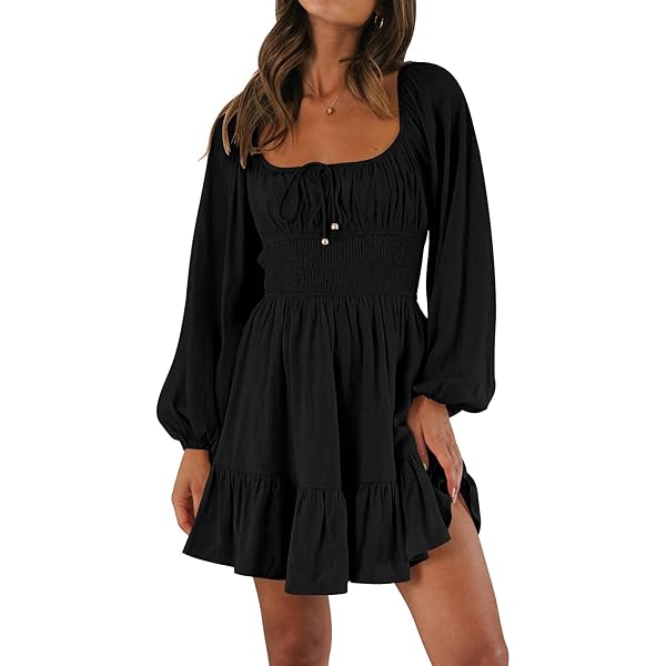 NEVEREVEN Women's Pintuck Tiered Dress, Caviar, M at Amazon