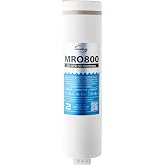 iSpring RO Membrane Reverse Osmosis Replacement, High Flow up to 800 GPD, 2.5:1 Pure to Waste water ratio