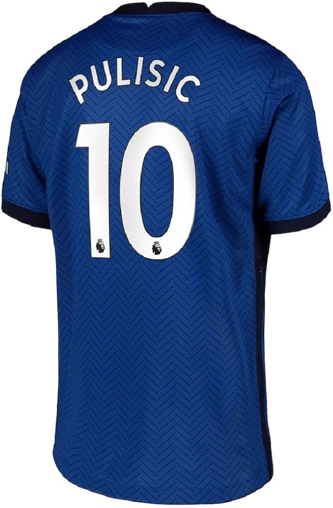 Amazon.com: PULISIC #10 Chelsea Home Youth Soccer Jersey 20-21: Clothing