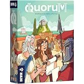 Devir - Quorum Board Game, Roman Empire Strategy Card Game with Set Collection &amp; Area Influence for Teens and Adults, Ages 14+, 2&ndash;4 Players, 45 Playtime, Multi-Language