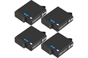 Compatible for GoPro Hero 5 6 7 Black Battery AABT-001 1680mAh(4 pcs Battery)
